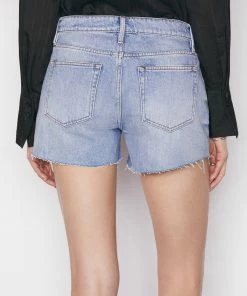Frame-denim Le Grand Garcon Short -- Iceberg