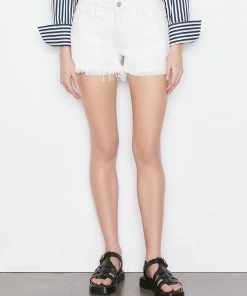 Frame-denim Le Grand Garcon Short -- Blanc