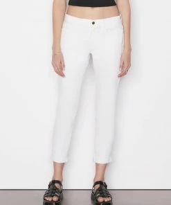Frame-denim Le Garcon -- Blanc Women