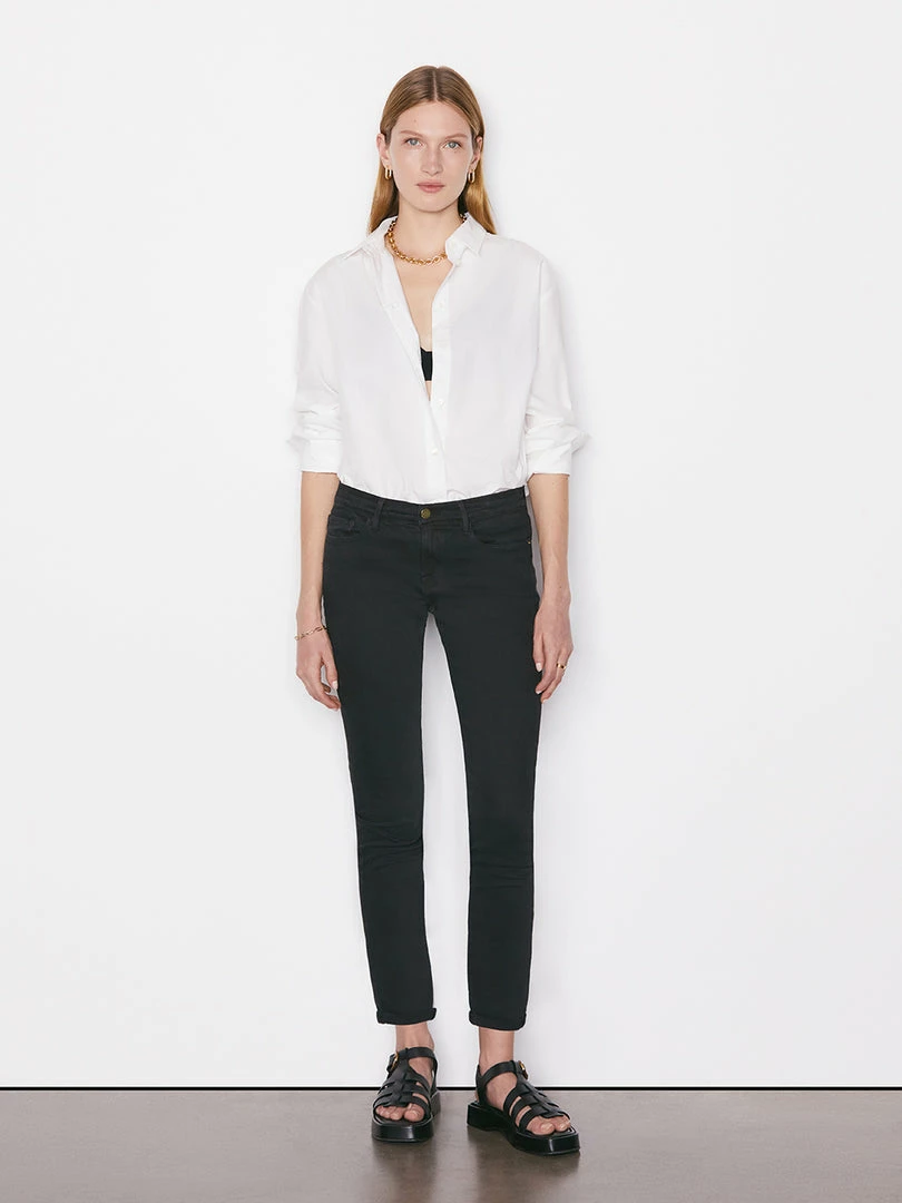 Flash Sale ๐ฏ Frame-denim ๐ฉ Women Le Garcon -- Noir ๐ฏ 2 Frame-denim Women Le Garcon -- Noir