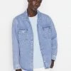 Frame-denim Men Denim Shirt Jacket -- Indigo Shred