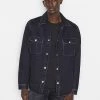 Frame-denim Denim Shirt Jacket -- Washed Noir Shred