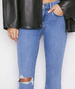 Frame-denim Le High Flare -- Sunfaded Rips Women