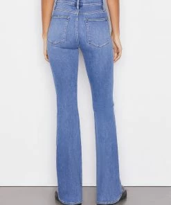 Frame-denim Le High Flare -- Sunfaded Rips Women