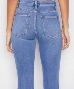 Frame-denim Le High Flare -- Sunfaded Rips Women