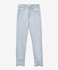 Frame-denim Le High Skinny Crop -- Division Chew