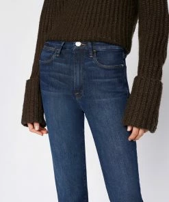 Frame-denim Women Le High Straight -- Sutherland