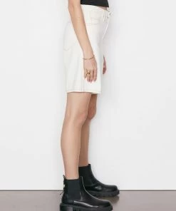 Frame-denim Women Le Italien Bermuda Short -- Blanc