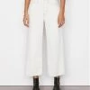 Frame-denim Le Italien Wide Crop -- Blanc