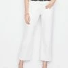 Frame-denim Le Jane Crop -- Rumpled Blanc Grind Women