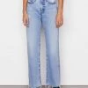 Frame-denim Women Le Jane Crop -- Baines Rips
