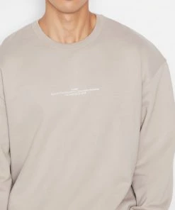 Frame-denim Men Oversized Sweatshirt -- Canvas Beige