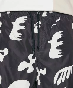 Frame-denim Nylon Active Short -- Noir Print