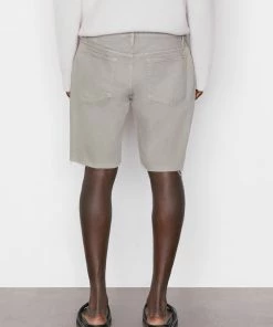 Frame-denim Men L'Homme Cut Off Short -- Grey Green