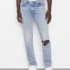 Frame-denim Men L'Homme Skinny Degradable -- Seine Destruct