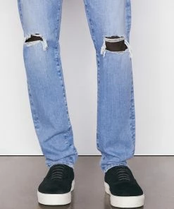 Frame-denim Men L'Homme Skinny Degradable -- Maui Destruct