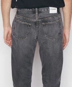 Frame-denim The Straight Jean -- Black Sand Men