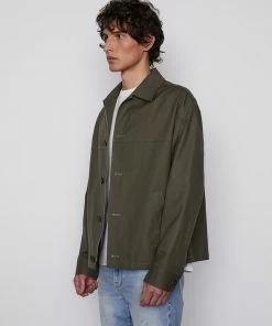 Hot Sale π Frame-denim The Twill Club Jacket -- Khaki Green π 11 Frame-denim The Twill Club Jacket -- Khaki Green