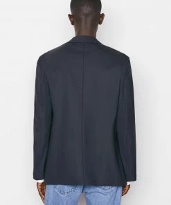 Frame-denim Unstructured Wool Blazer -- Dark Navy Men