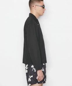 Frame-denim Summer Blouson Jacket -- Noir Men