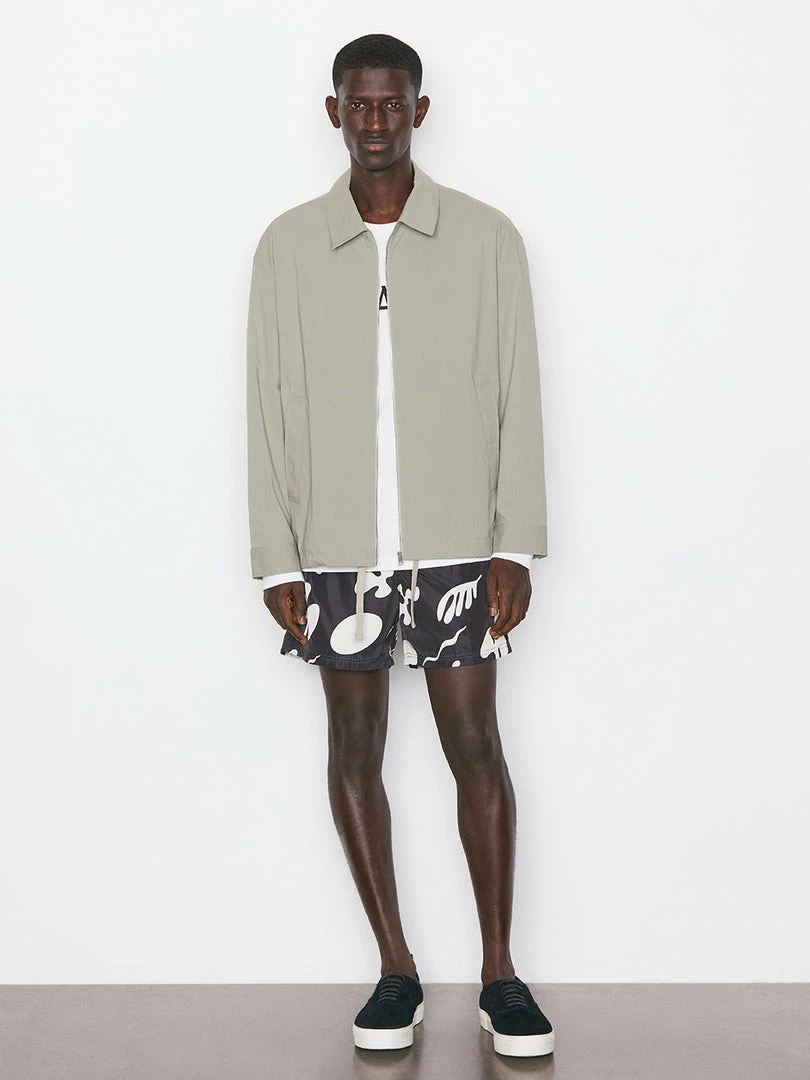 Deals ⌛ Frame-denim Poplin Coach Jacket -- Grey Green Men ✨ 2 Frame-denim Poplin Coach Jacket -- Grey Green Men