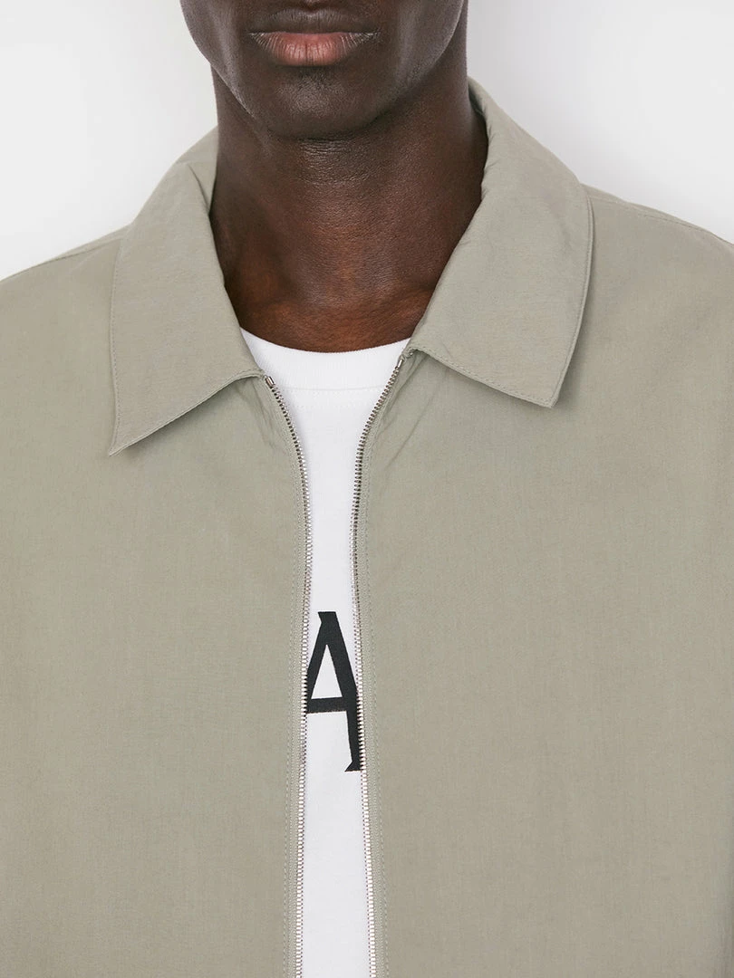 Deals ⌛ Frame-denim Poplin Coach Jacket -- Grey Green Men ✨ 6 Frame-denim Poplin Coach Jacket -- Grey Green Men