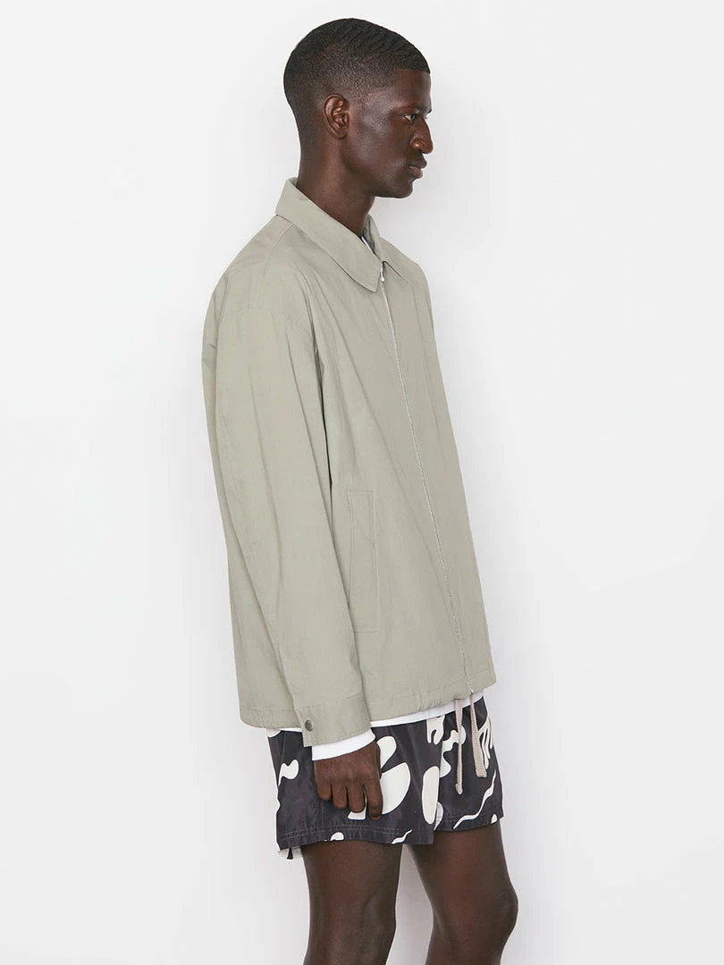 Deals ⌛ Frame-denim Poplin Coach Jacket -- Grey Green Men ✨ 3 Frame-denim Poplin Coach Jacket -- Grey Green Men