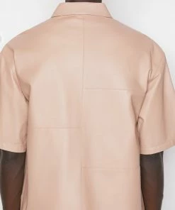 Deals β Frame-denim Modern Leather Short Sleeve Zip π Shirt -- Brick Men β€οΈ 13 Frame-denim Modern Leather Short Sleeve Zip Shirt -- Brick Men