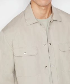 Frame-denim Frame Plaque Shirt -- Canvas Beige