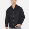 Frame-denim Frame Plaque Shirt -- Noir Men