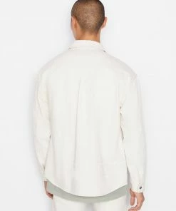 Frame-denim Modern Blocking Overshirt -- Natural Men