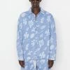Frame-denim Denim Summer Print Shirt -- Light Blue Washed Summer Print Men