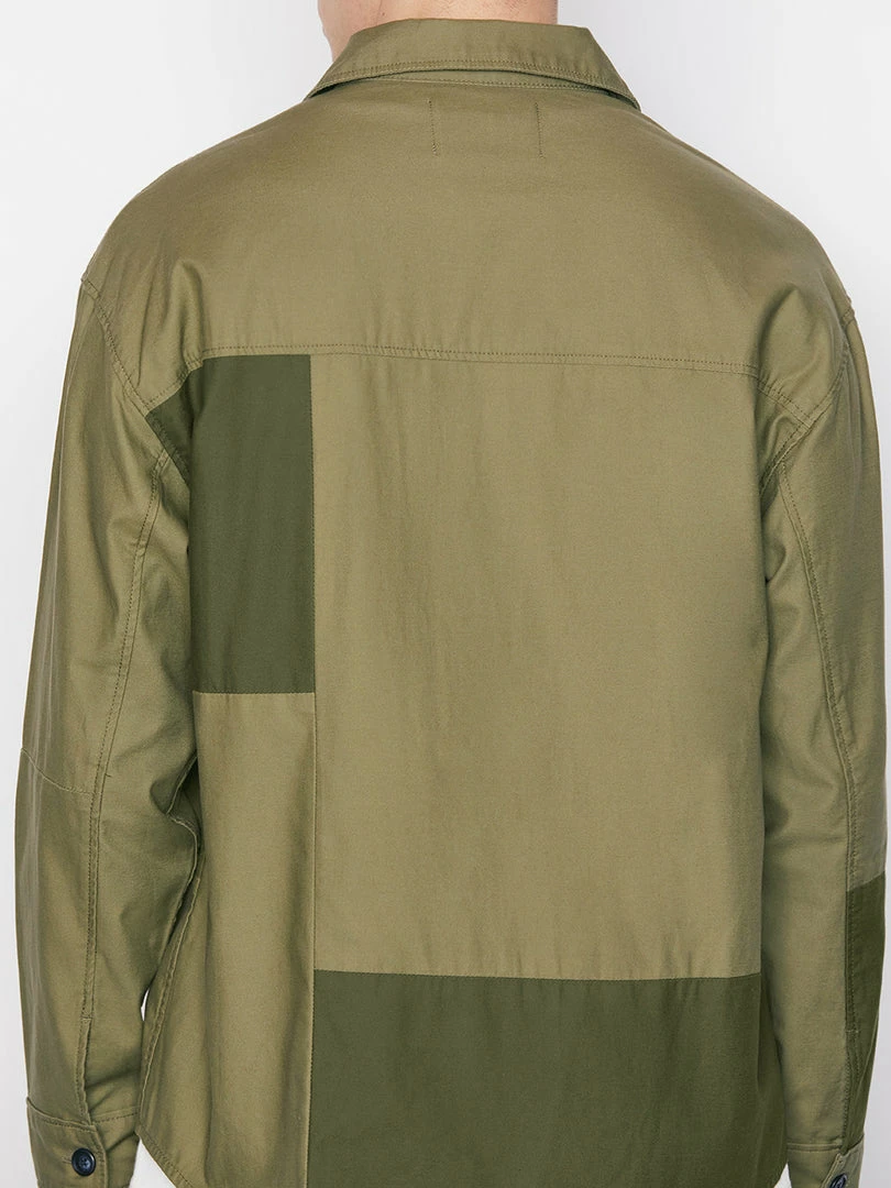 Best Sale ๐ Frame-denim Tonal Patchwork ๐ Shirt -- Rifle Green Men โ 6 Frame-denim Tonal Patchwork Shirt -- Rifle Green Men