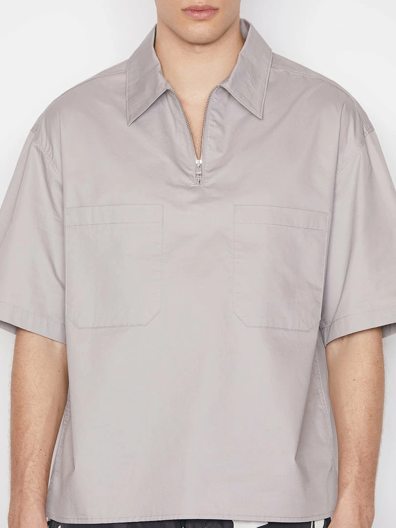 Coupon ๐ฅฐ Frame-denim Poplin ๐ Shirt Jacket -- Light Grey ๐ฏ 5 Frame-denim Poplin Shirt Jacket -- Light Grey