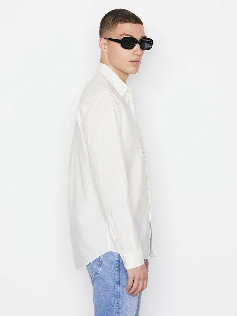 Flash Sale ✔️ Frame-denim Classic Poplin 👕 Shirt -- Milk Men 🛒 4 Frame-denim Classic Poplin Shirt -- Milk Men