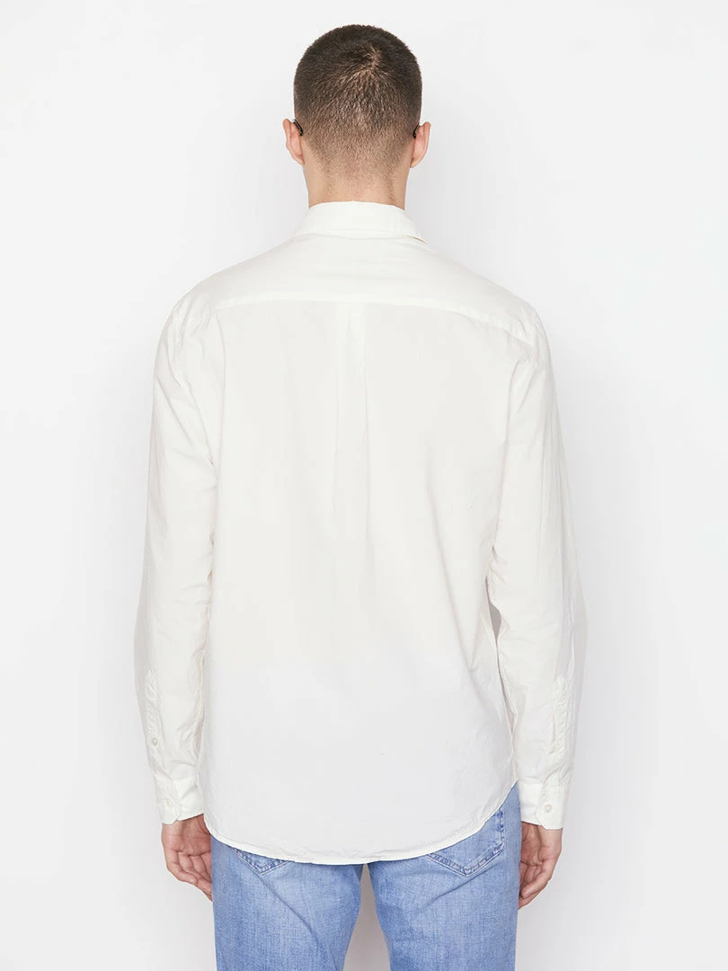 Flash Sale ✔️ Frame-denim Classic Poplin 👕 Shirt -- Milk Men 🛒 7 Frame-denim Classic Poplin Shirt -- Milk Men