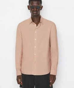 Frame-denim Classic Poplin Shirt -- Powder Brick Men