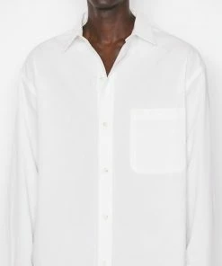 Flash Sale ๐ Frame-denim Men Long Sleeve Oversized ๐ Shirt -- Blanc ๐ 12 Frame-denim Men Long Sleeve Oversized Shirt -- Blanc