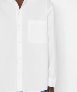 Flash Sale ๐ Frame-denim Men Long Sleeve Oversized ๐ Shirt -- Blanc ๐ 16 Frame-denim Men Long Sleeve Oversized Shirt -- Blanc