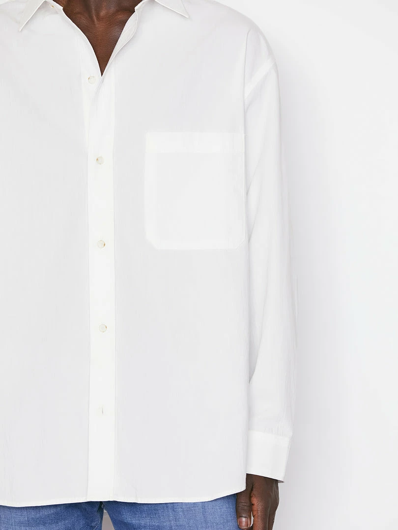 Flash Sale ๐ Frame-denim Men Long Sleeve Oversized ๐ Shirt -- Blanc ๐ 7 Frame-denim Men Long Sleeve Oversized Shirt -- Blanc