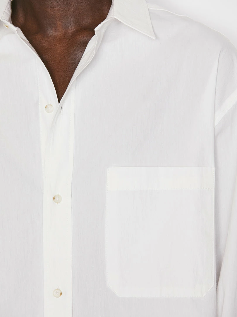 Flash Sale ๐ Frame-denim Men Long Sleeve Oversized ๐ Shirt -- Blanc ๐ 8 Frame-denim Men Long Sleeve Oversized Shirt -- Blanc