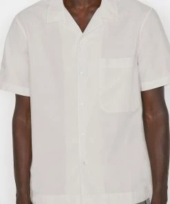 Frame-denim Short Sleeve Camp Collar Shirt -- Grey Green Men