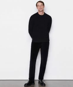 Frame-denim The Cashmere Crewneck Sweater -- Noir Men