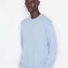 Frame-denim The Cashmere Crewneck Sweater -- Powder Blue Men