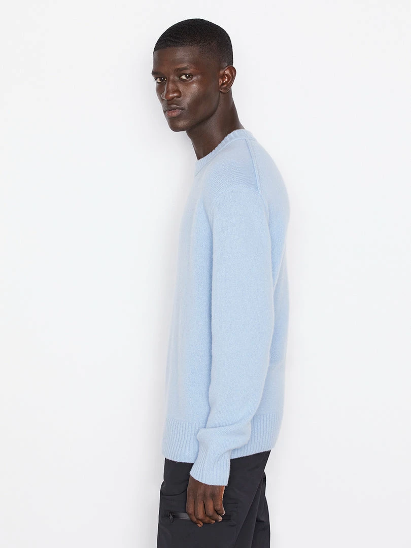 Outlet π― Frame-denim The Cashmere Crewneck Sweater -- Powder Blue Men π 4 Frame-denim The Cashmere Crewneck Sweater -- Powder Blue Men
