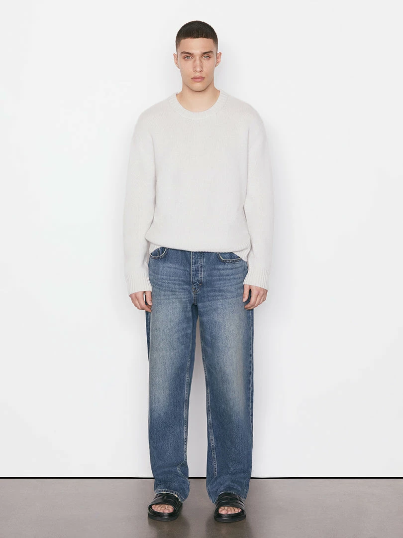 Cheapest 🎉 Frame-denim The Cashmere Crewneck Sweater -- Milk Men 🔔 2 Frame-denim The Cashmere Crewneck Sweater -- Milk Men
