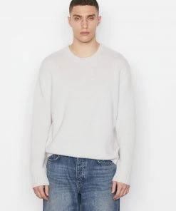 Frame-denim The Cashmere Crewneck Sweater -- Milk Men