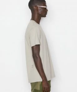 Frame-denim Frame Logo Tee -- Grey Green