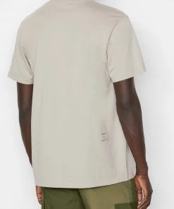 Frame-denim Frame Logo Tee -- Grey Green