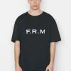 Frame-denim American Football Jersey -- Noir